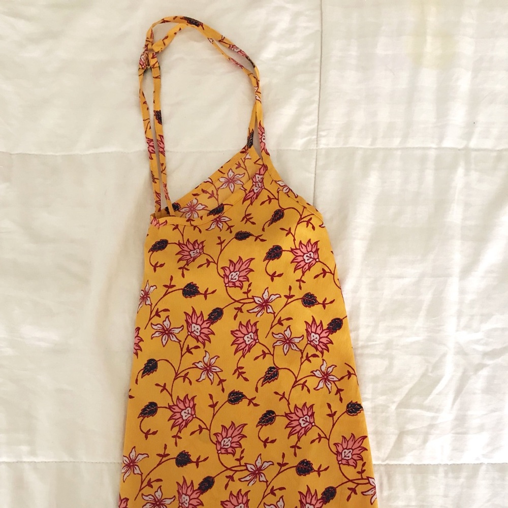 Yellow, Cross Back Tank